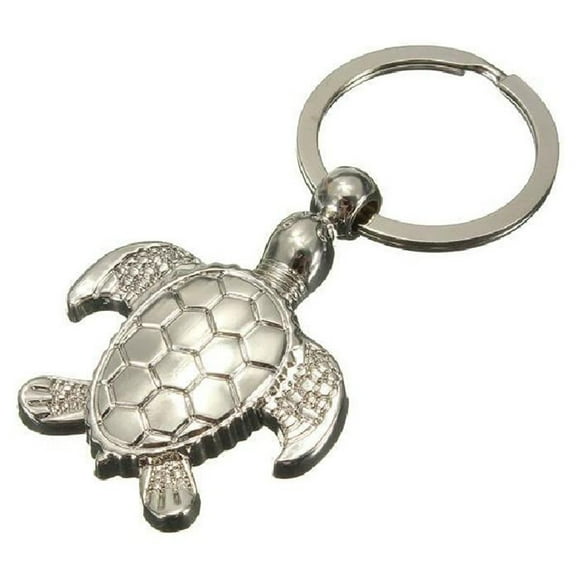 kurtrusly Sea Turtle Keychain Pendant Key Chain Cute 3D Key Ring Gift for Men Women Girls