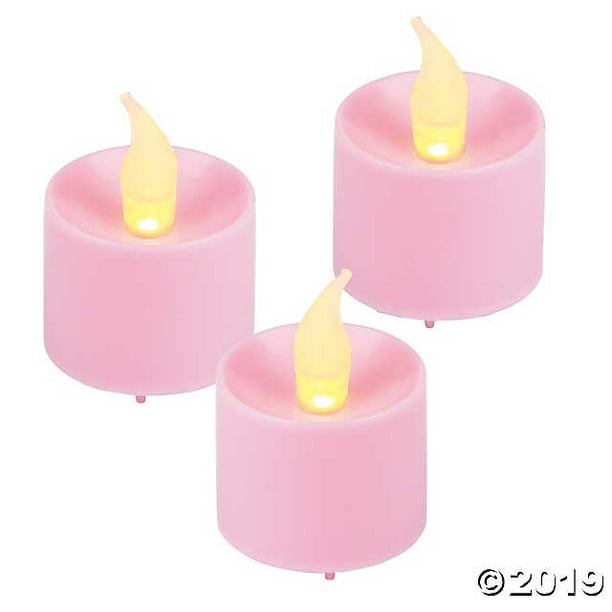 Pink BatteryOperated Votive Candles