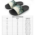 thumbnail image 2 of GZHJMY Stylish Slides for Women Men, Ink and Colour Forest Soft Flexible Slip-on Sandals Slippers, 2 of 7