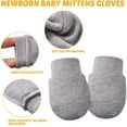 thumbnail image 2 of 9 Pairs Newborn Baby Mittens, Unisex Cotton Gloves for 0-6 Months, No Scratch Infant Toddler Gloves, 2 of 5