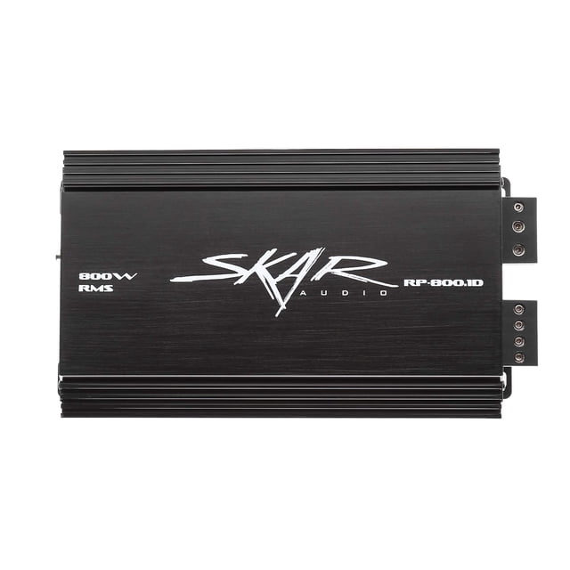 Amplificador Skar Audio RP-800.1D Clase D de 800 W con mando a distancia