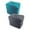 Light Blue Deep Gray, variant on lionlar 2Pcs Inflatable 3 Layers Foot Stool Foot Rest Pillow Light Blue Deep Gray