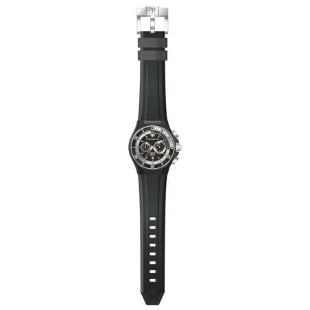 Technomarine TM-115159 Men's Cruise Sport Black Dial Black Silicone Strap Dive Watch
