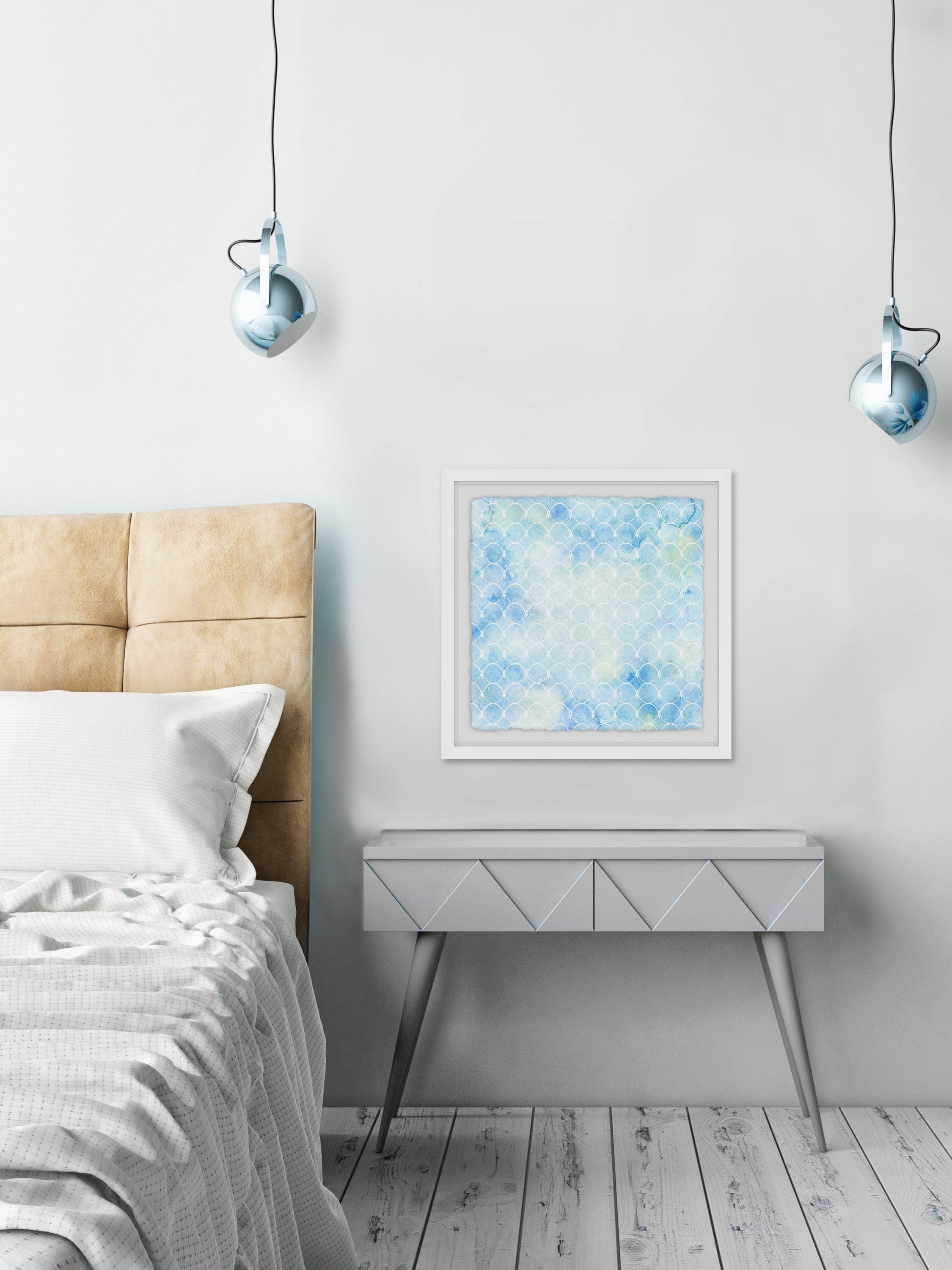 Prismatic Artic Framed Painting Print