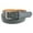 Gray, variant on CTM 1.25 Inch Wide Leather Belt with Edge Detail (Men)