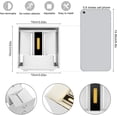 thumbnail image 5 of Luz de pared interior LED Luz de pared LED de 12W 6000K Impermeable IP65 Luz de pared exterior ajustable Zhivalor WLJ-3265, 5 of 5