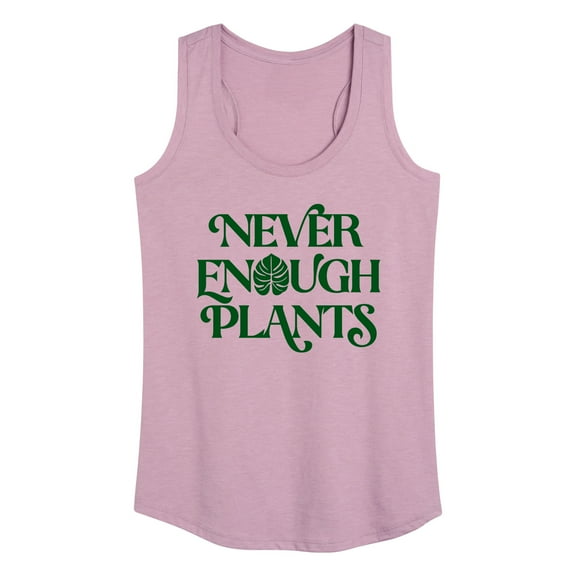 Instant Message - Never Enough Plants - Women's Racerback Tank Top