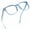 Uptown Clear Blue, variant on LifeArt Blue Light Blocking Glasses, Anti Eyestrain, Computer Reading Glasses, Gaming Glasses, TV Glasses for Women Men, Anti Glare (FadeRose, +3.75 Magnification)