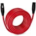 thumbnail image 3 of LyxPro 150 Feet XLR Microphone Cable Balanced Male to Female 3 Pin Mic Cord for Powered Speakers Audio Interface Professional Pro Audio Performance and Recording Devices - Red, 3 of 15