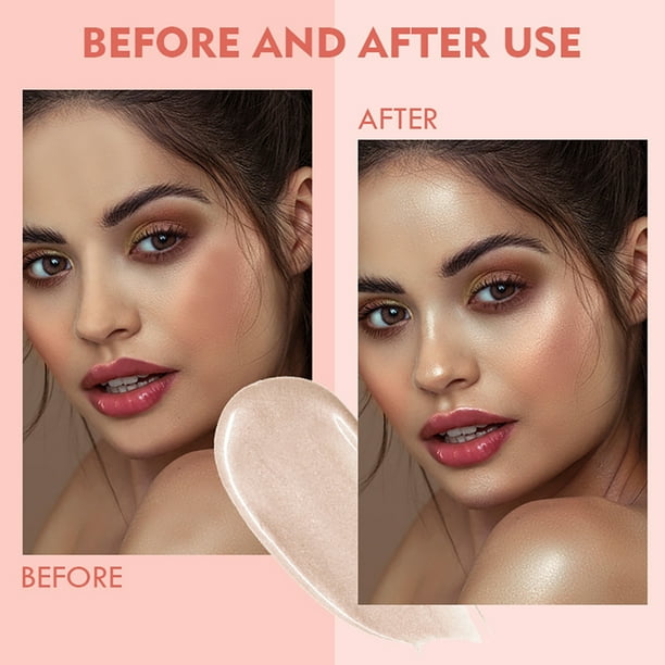 Royalbelle Matte Pearlescent Liquid Glow Highlighter Face Highlighter Cream Face Contour Brighten Shiny Cosmetic Makeup