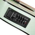 thumbnail image 4 of Ashthorpe Full-Size Cutaway Thinline Acoustic Electric Guitar Package, Mint Green, 4 of 8