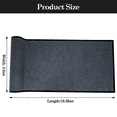thumbnail image 2 of IAJXWI 3' x 16.4' Commercial Runner Rug, Carpet Runner Floor Mat, Double Stripes Hallway Runner Rug for Hotel Hallway Staircase Entrance, Grey, 2 of 9