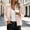 Beige, variant on WIZUTIZ Women's Suede Jacket Lapel Collar Full Zip Long Sleeve Vintage Coat with Lining for Fall Winter Outdoor