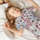 thumbnail image 5 of Balery Abstract Floral Conjunto de Pijama Infantil de Manga Corta con Estampado – Ropa de Dormir de Algodón Suave-4X-Large, 5 of 6