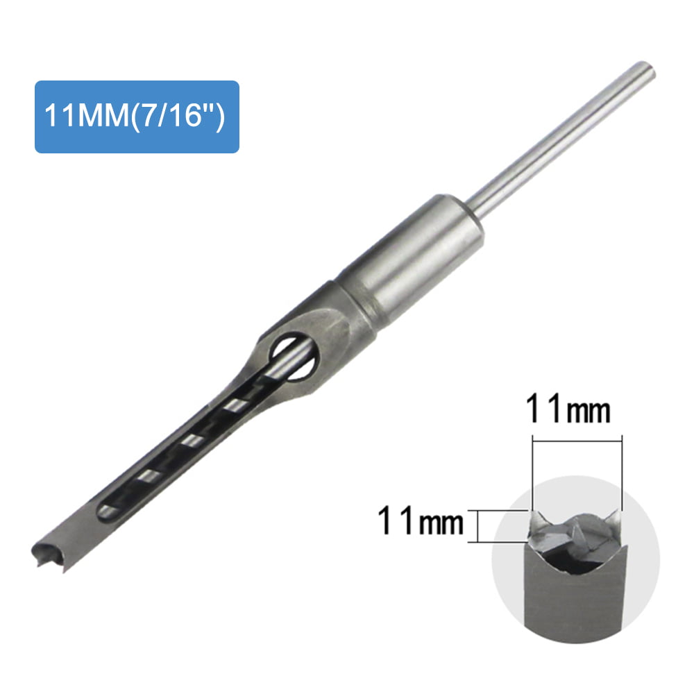 Details about   8mm Woodworking Drill Bit Square Hole Chisel Mortising Kit Mortise Tenon Tool