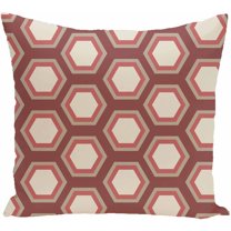 Simply Daisy 16" x 16" Hex Appeal Geometric Print Pillow