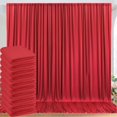 thumbnail image 1 of Cortinas antiarrugas de color rojo Backdrop NSSONBEN de 15 m x 3 m, 1 of 7