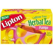 Lipton Beverage: Herbal Tea Mango Caffeine Free Tea Bags, 20 ct