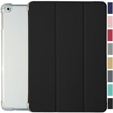 iPad 9th 2021 8th 2020 7th 2019 Gen [iPad 9 iPad 8 iPad 7 ] 10.2 Inch A2602 A2270 A2197 MK663LL/A MK673LL/A MYN62LL/A MW6Y2LL/A Slim Cover with AirCushion Corner for Extra Shock Protection - Black