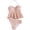Z11-Pink, variant on Gunia Swimsuits For Teen Girls High Elastic Ribbed Tankini Two Piece Comfortable Kids Bathing Suit Girls' Swimwear For Holiday Beach Pool 7-16 Years