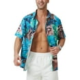 thumbnail image 5 of Puztloy Funky Hawaiian Shirt for Men Palm Beach Shirts Tropical Vacation Shirts, 5 of 9