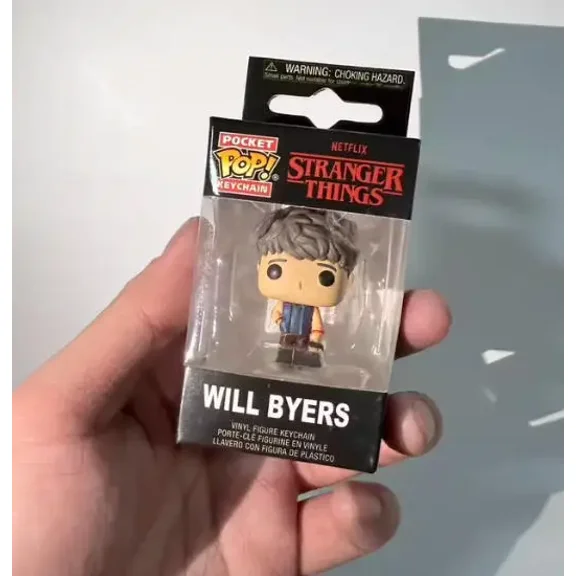 Funko Pop Pocket MIKE WHEELER Keychains WILL BYERS Keychain Vinyl Figure Doll Collection Model Toys Children Xmas Carvinal Gift