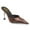 Espresso, variant on FSJ Women Pointed Toe Studded Backless Pumps Slip on Stiletto High Heel Mules Casual Dress Work Slides Shoes Size 8 Espresso