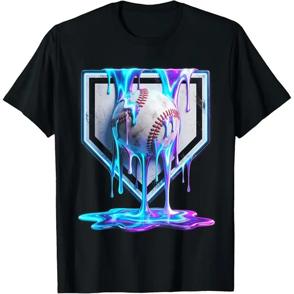 Cosmic Baseball Glow T-Shirt
