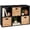 Black, variant on Favory  6-Cube Storage Organizer, 11in Shelf Opening, Bookcase, Display Shelf-Dark Gray Particle Board