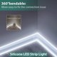 thumbnail image 2 of Tira de luces LED de color rosa, 12v, luces de neón al aire libre, cuerda de luz de neón flexible de 5m, luz led de silicona impermeable, luz de neón resistente al calor para la decoración del hogar, Feliz Sencillez, 2 of 4