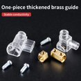 thumbnail image 4 of 50Pcs PC Terminal Block 1 Ways Transparent Pure Copper Closed Easy Terminal Double Ports Crimping Cap 1/2 Position A, 4 of 7