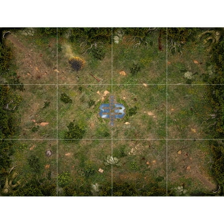 Mage Wars Arena Straywood Forest Playmat (Mage Wars Best Mage)