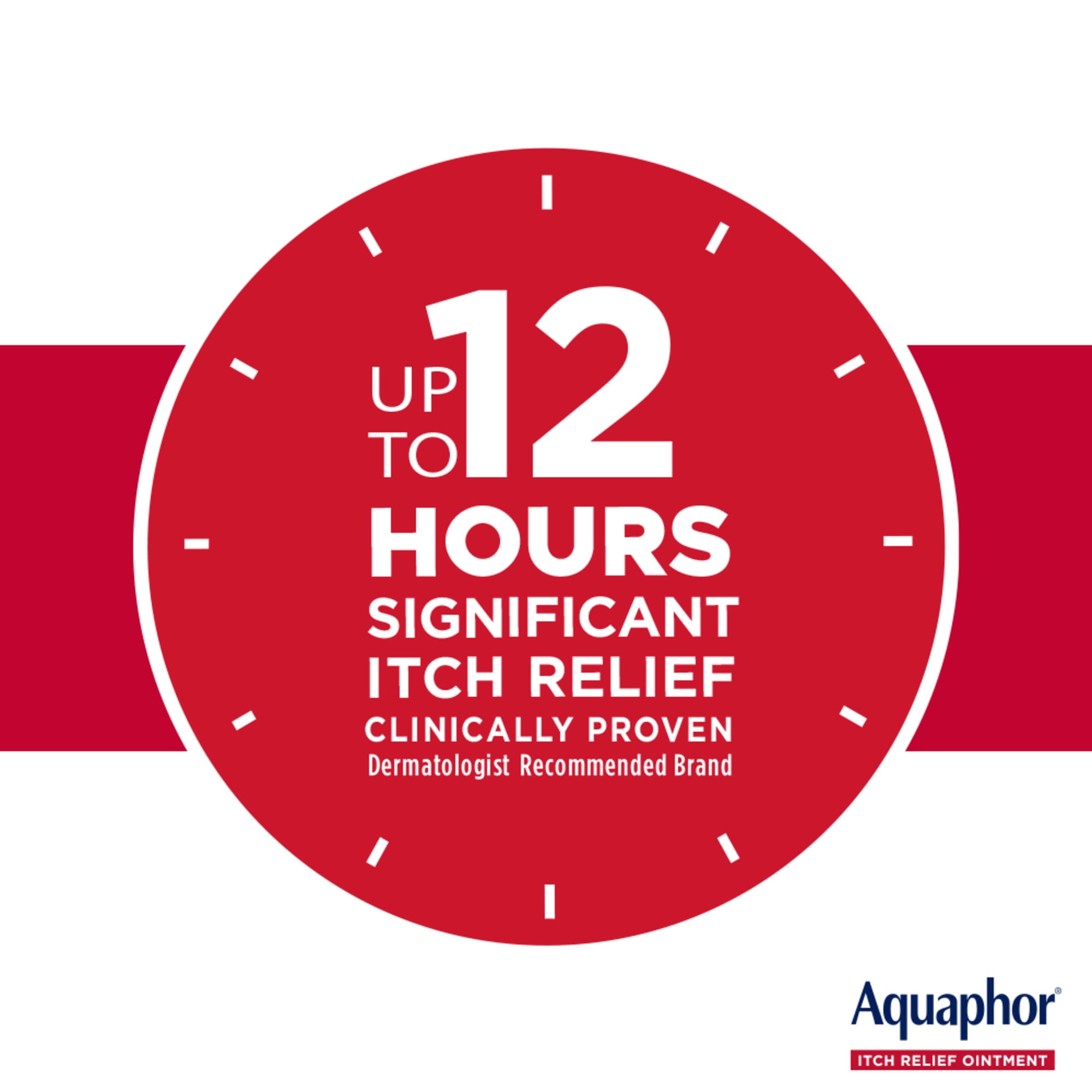 Aquaphor Itch Relief Ointment, Hydrocortisone Anti-Itch Cream, Fast-Acting, 2 oz