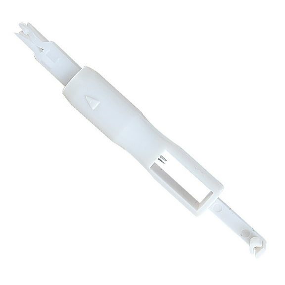 LEORX Needle Threaders 3pcs Metal White for People with Threading Difficulties