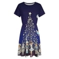 thumbnail image 4 of Nutcracker Christmas Special Sundress Short Sleeve Dress Summer Women Clothes Dress for Women Dresses, 4 of 7