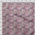 thumbnail image 4 of oneOone Polyester Spandex Medium Blue Fabric Florals Sewing Craft Projects Fabric Prints By Yard 56 Inch Wide, 4 of 4