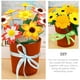 thumbnail image 2 of 5 sets of nonwovens Flower Craft Kits Flower Art Craft Kits DIY Flower Craft Kit para niños, 2 of 5