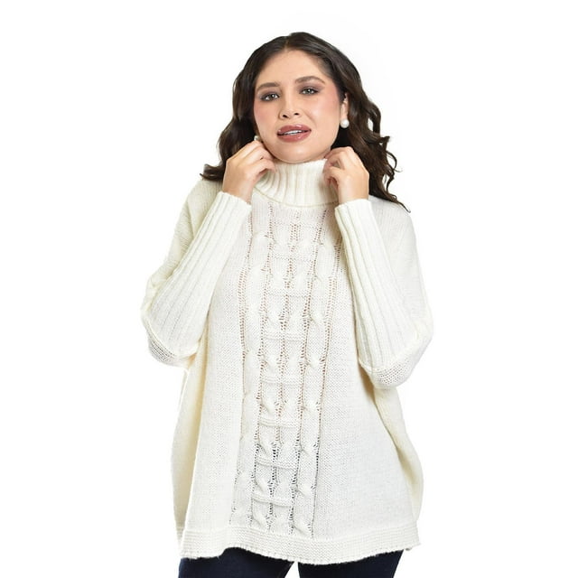 Sueter de cuello alto Roman Fashion /Juvenil, 4010 (Hueso) beige M