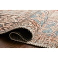 thumbnail image 4 of Loloi Rugs Loren 2'3" x 3'9" Printed Polyester Rug in Terracotta and Blue, 4 of 10