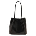thumbnail image 5 of Bolso de cubo portátil de gran capacidad, moderno y versátil, para mujer, primavera y verano 2025, nuevo bolso de hombro bajo el brazo de color sólido simple de estilo coreano., 5 of 5
