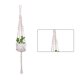 thumbnail image 1 of Yuarrent Cestas colgantes 100 hechas a mano, soporte para plantas, macramé, colgador de plantas, maceta para colgar en la pared interior, soporte para Jardín y Patio No.18 Yuarrent HA001777-18, 1 of 6