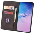 thumbnail image 2 of Wallet Case for Samsung Galaxy S8, Premium PU Leather Case Vintage Matte Wallet Flip Cover [Card Slots] [Magnetic Closure] Stand Function Folio Shockproof Full Protector for Galaxy S8 - Coffee, 2 of 7