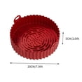 thumbnail image 3 of Bdfzl Pot en Silicone pour Friteuse Doublures Rondes Réutilisables Accessoires de Panier [7.9 Pouces], 3 of 6