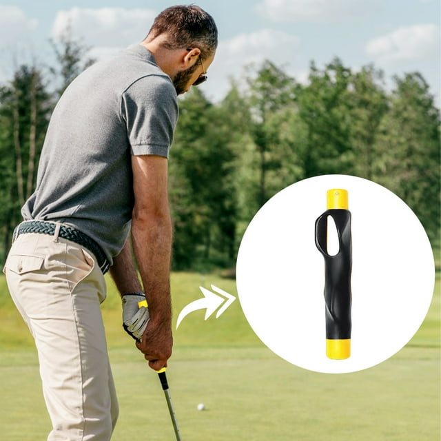 Sports Training Aid for Swing Alignment and Posture Improvement – Grip Trainer Swing Attachment for Correct Hand Placement and Consistent Grip