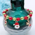 thumbnail image 5 of Fiudx Pulsera de Papá Noel, Joyería Festiva con Baño de Aleación, Adorno Navideño Único, Elegante Accesorio de Moda de 18+5 Cm, Ideal para Celebrar La Navidad, Ideal para Amigos y Familiares., 5 of 5