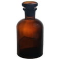 thumbnail image 2 of Dengjunhu 30/60/125/250/500ml Lab Reagent Bottle Amber Glass Narrow Mouth Reagent Bottle with Ground Glass, 2 of 8