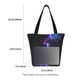 thumbnail image 3 of Disketp Purple And Blue Nebula Bolsa de Hombro Casual para Mujer, Bolso Cruzado para Compras, Viajes y Uso Diario, 3 of 6