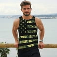 thumbnail image 6 of Logiee American Flag Camo Print Men's Workout Tank Top,Quick Dry Workout Tank Top,Gym Muscle Tee,Fitness Bodybuilding Sleeveless T Shirt-Medium, 6 of 7