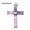 Amethyst, variant on Natural Stone Cross Pendant Crystal Crucifix Chakra Reiki Healing Amulet Energy-Lapis Lazuli