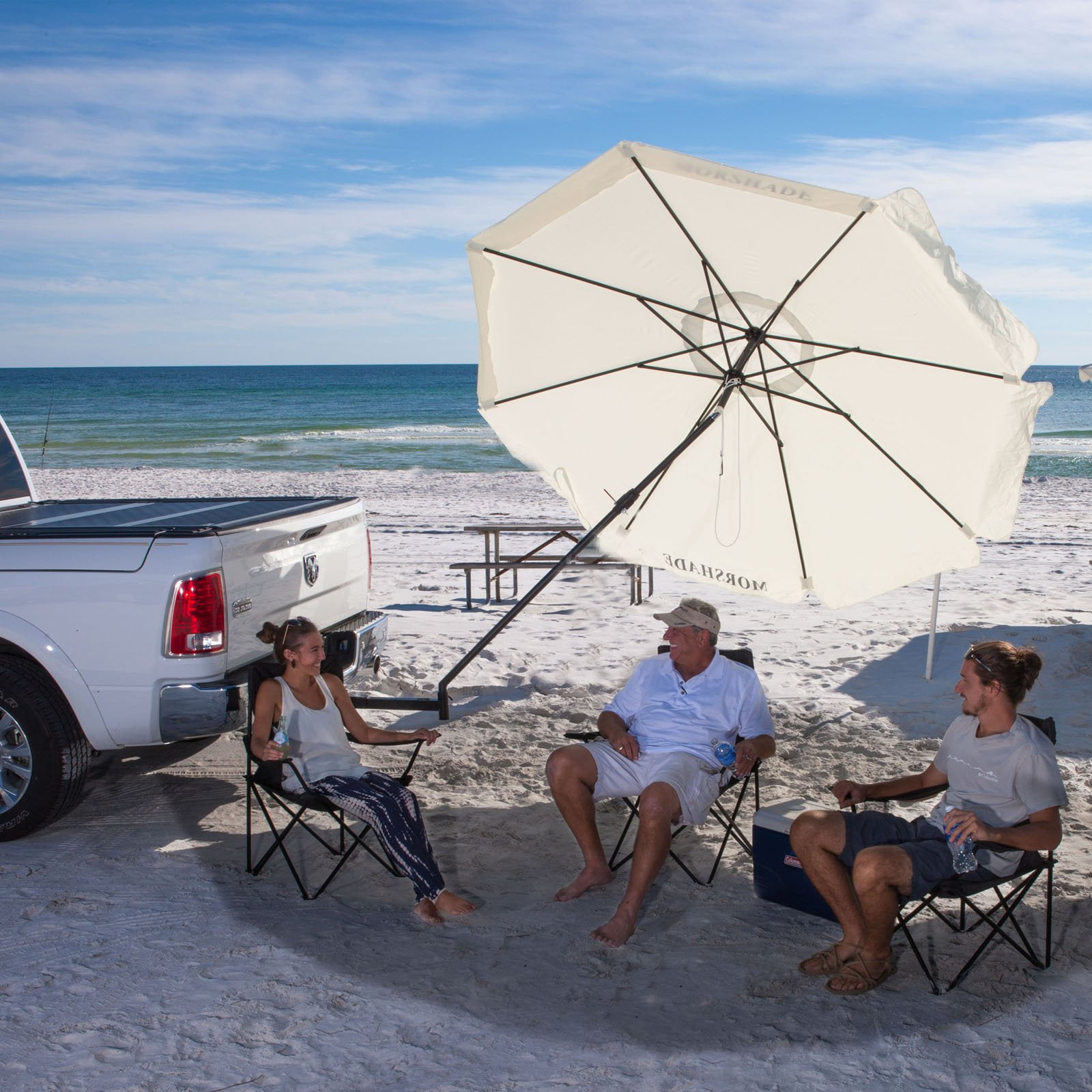 portable shade umbrella with stand
